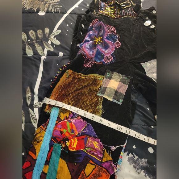 Patchwork Gypsy Overalls - Handmade - One of a Kind - Picture 11 of 13
